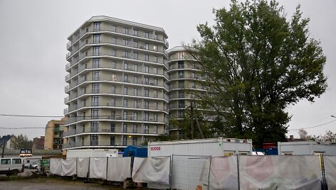Vilniaus Kalvarijų gatvėje statomi daugiabučiai namai