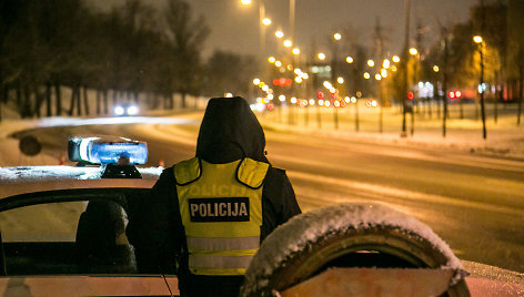 Policijos reidas Vilniuje