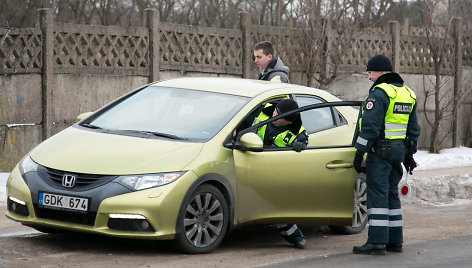 Vilniaus kelių policijos reidas