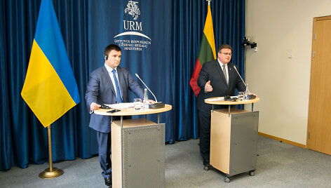 Pavlo Klimkinas ir Linas Linkevičius
