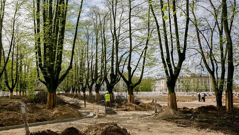 Rekonstruojama Luki&scaron;kių aik&scaron;tė i&scaron; arti