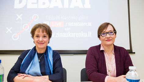 Au&scaron;ra Maldeikienė ir Vilija Aleknaitė-Abramikienė