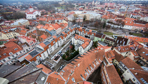 Vilniaus senamiesčio stogai