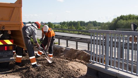 Rekonstruojamas „Via Balticos“ ruožas Kauno rajone