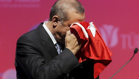 Turkijos prezidentas Recepas Tayyipas Erdoganas
