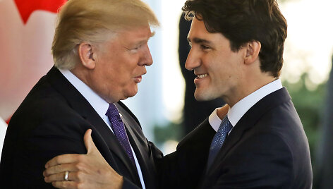 Justinas Trudeau ir Donaldas Trumpas