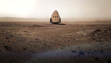 &bdquo;SpaceX&ldquo; kapsulė &bdquo;Red Dragon&ldquo;