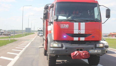 Avarija Panevėžio aplinkkelyje