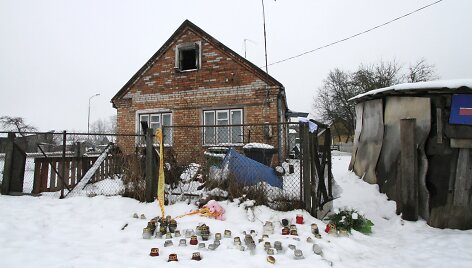 Namas po tragi&scaron;ko gaisro