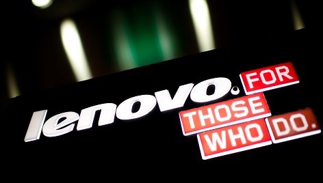 „Lenovo“ logotipas ir šūkis 