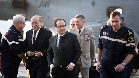 Francois Hollande'as atvyko į Siriją 