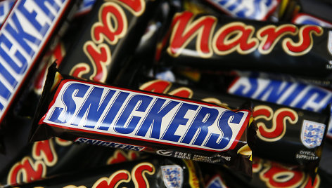 „Snickers“ ir „Mars“ šokoladukai 