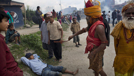 Nepalas po galingo žemės drebėjimo