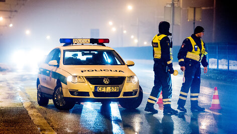 Kelių policijos reidas Vilniaus gatvėse