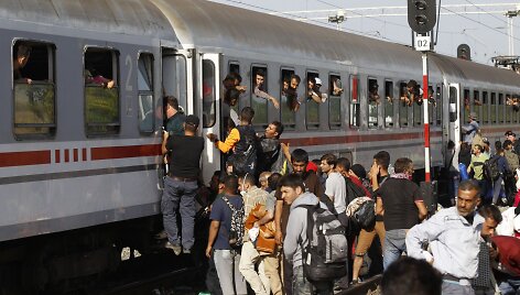 Migrantai Kroatijoje
