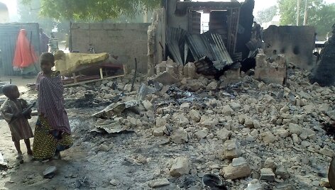 &bdquo;Boko Haram&ldquo; i&scaron;puolis Nigerijos kaime
