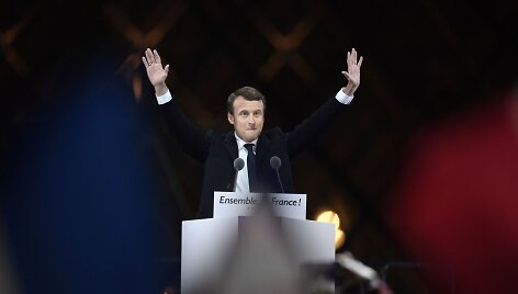 Naujuoju prezidentu tapo Emmanuelis Macronas