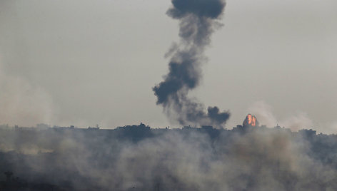 Izraelio pajėgos smogė „Hamas“ kariniam punktui Gazos Ruože