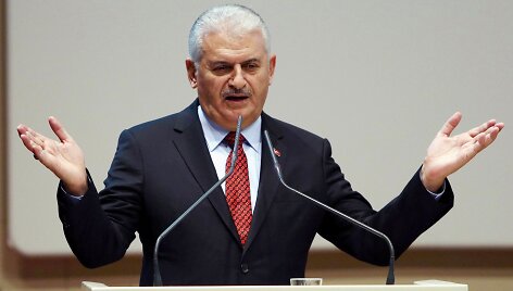 Turkijos premjeras Binali Yildirimas