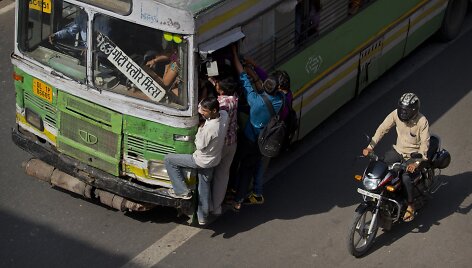 Autobusas Indijoje.