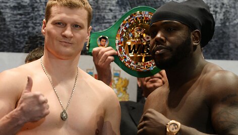 Aleksandro Povetkino ir Bermane'o Stiverne'o kovos i&scaron;vakarės