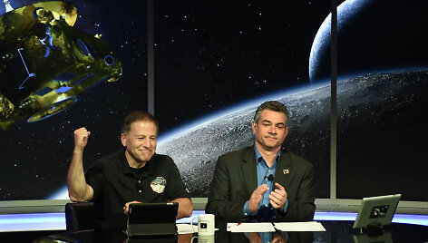 NASA mokslininkų reakcija į &bdquo;New Horizons&ldquo; praskriejimą pro Plutoną