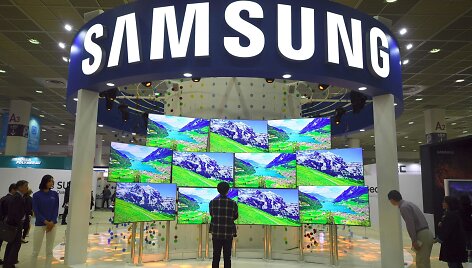 &bdquo;Samsung&ldquo; stendas parodoje Seule