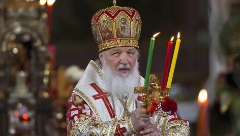 Rusijos stačiatikių bažnyčios vadovas, patriarchas Kirilas