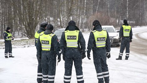 Rytinis kelių policijos reidas