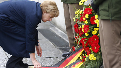 Angela Merkel dalyvavo Dachau išlaisvinimo metinėse