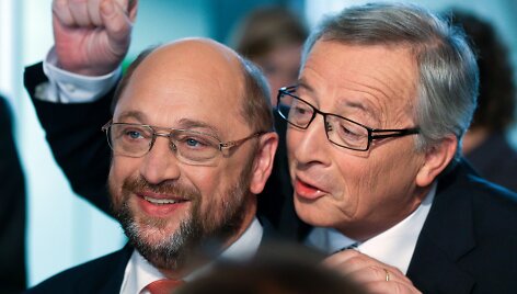 Linksmasis Eurogrupės vadovas Jeanas-Claude'as Junckeris
