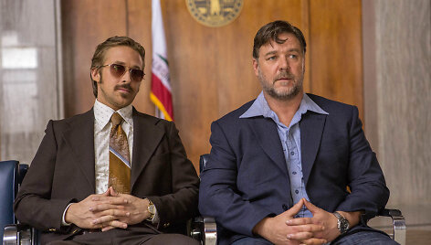 Ryanas Goslingas ir Russelas Crowe filme &bdquo;Kieti bičai&ldquo;