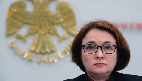 Rusijos centrinio banko vadovė Elvira Nabiulina