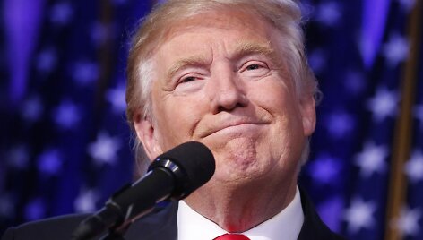 Donaldo Trumpo kalba laimėjus prezidento rinkimus