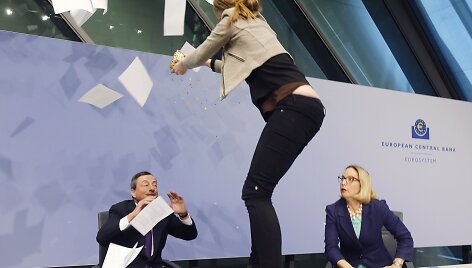 I&scaron;puolis prie&scaron; M.Draghi.