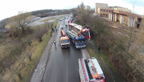 Autobuso avarija Kaune