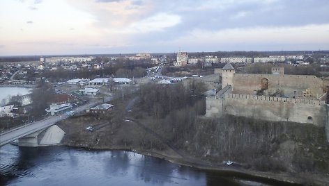 Iš Narvos į Rusiją vedantis tiltas