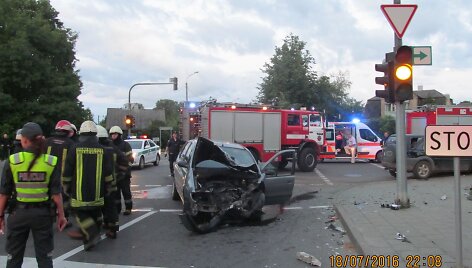 Avarija &Scaron;iauliuose - penki sužeisti