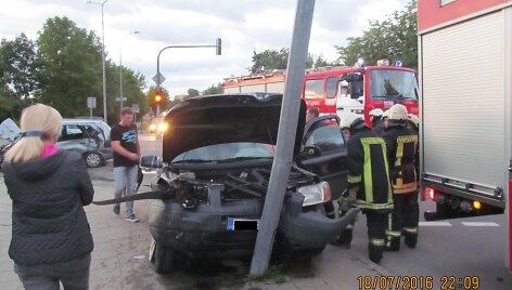 Avarija &Scaron;iauliuose &ndash; penki sužeisti