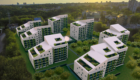 &bdquo;Realco&ldquo; planuoja naują statyti naują daugiabučių projektą &bdquo;Žvėryno panoramos&ldquo; 