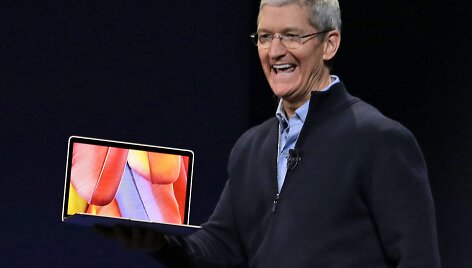&bdquo;Apple&ldquo; pristatė i&scaron;manų laikrodį &bdquo;Apple Watch&ldquo; ir ploniausią &bdquo;MacBook&ldquo;