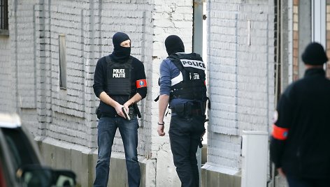 Policijos ir teroristų susišaudymas Briuselyje 