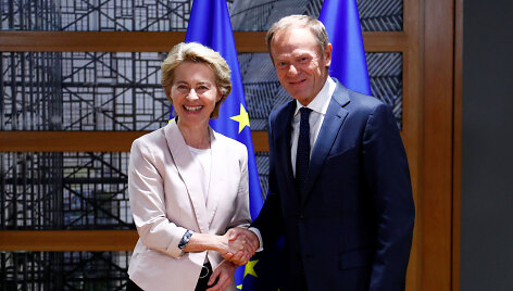 Ursula von der Leyen ir Donaldas Tuskas