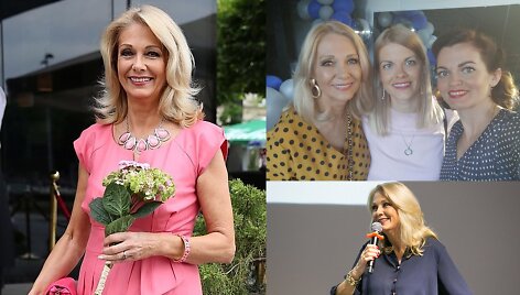 Gražina Baik&scaron;tytė su dukromis