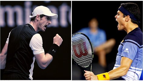 Andy Murray ir Milo&scaron;as Raoničius