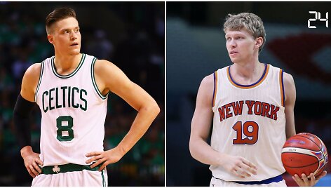 Jonas Jerebko ir Mindaugas Kuzminskas