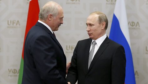 Aleksandras Luka&scaron;enka ir Vladimiras Putinas