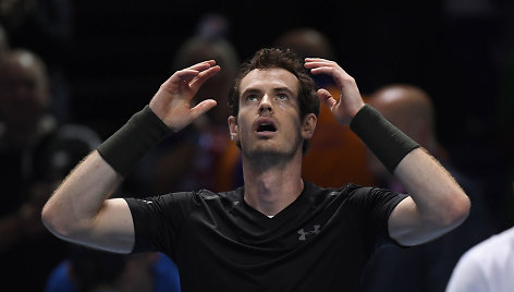 Andy Murray nugalėjo Novaką Džokovičių ir triumfavo „ATP World Tour Finals“ turnyre