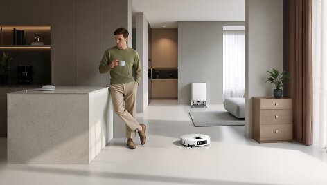 Naujieji robotai-dulkių siurbliai &bdquo;Xiaomi Robot Vacuum 5 Pro&ldquo; ir &bdquo;Xiaomi Robot Vacuum 5&ldquo; stebina savo i&scaron;manumu ir galimybėmis 
