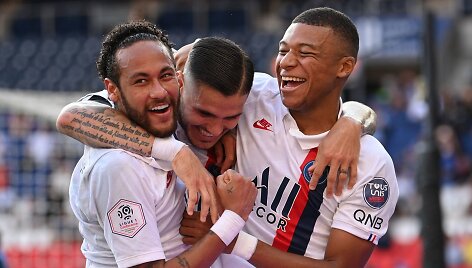 Neymaras, Mauro Icardi ir Kylianas Mbappe